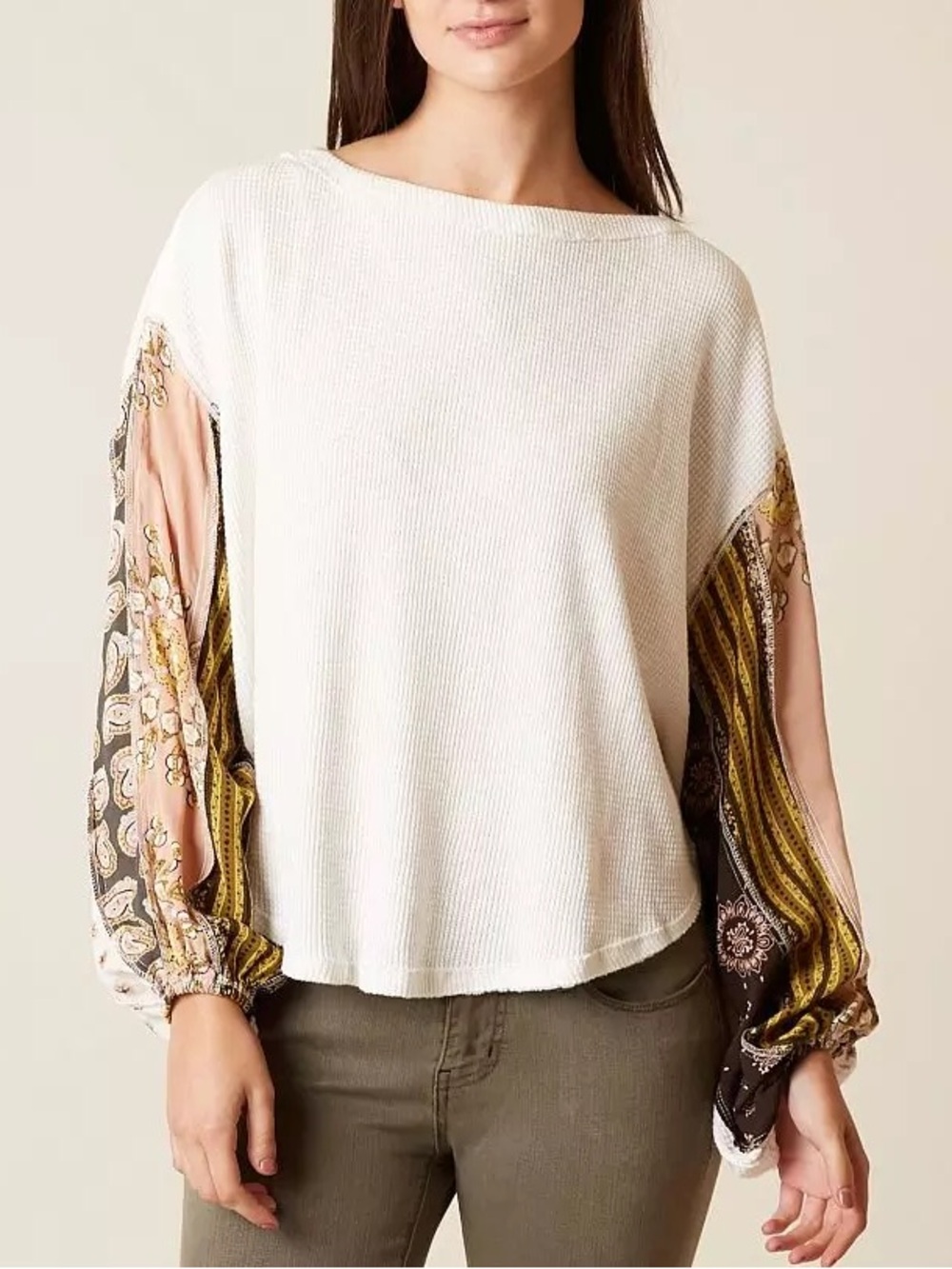 Free People We The Free Blossom Thermal Long Sleeve